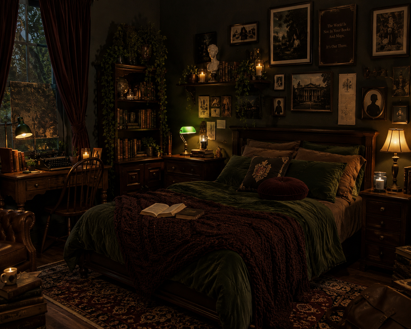 Dark Academia Bedroom Decor